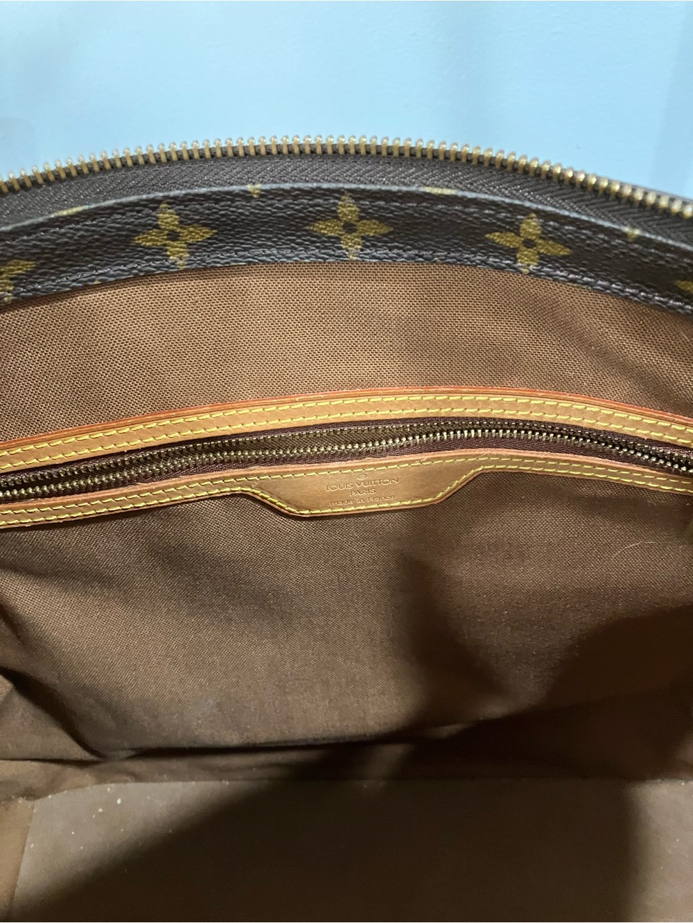 Louis Vuitton Brown Monogram Canvas Tote - Picture 13 of 15